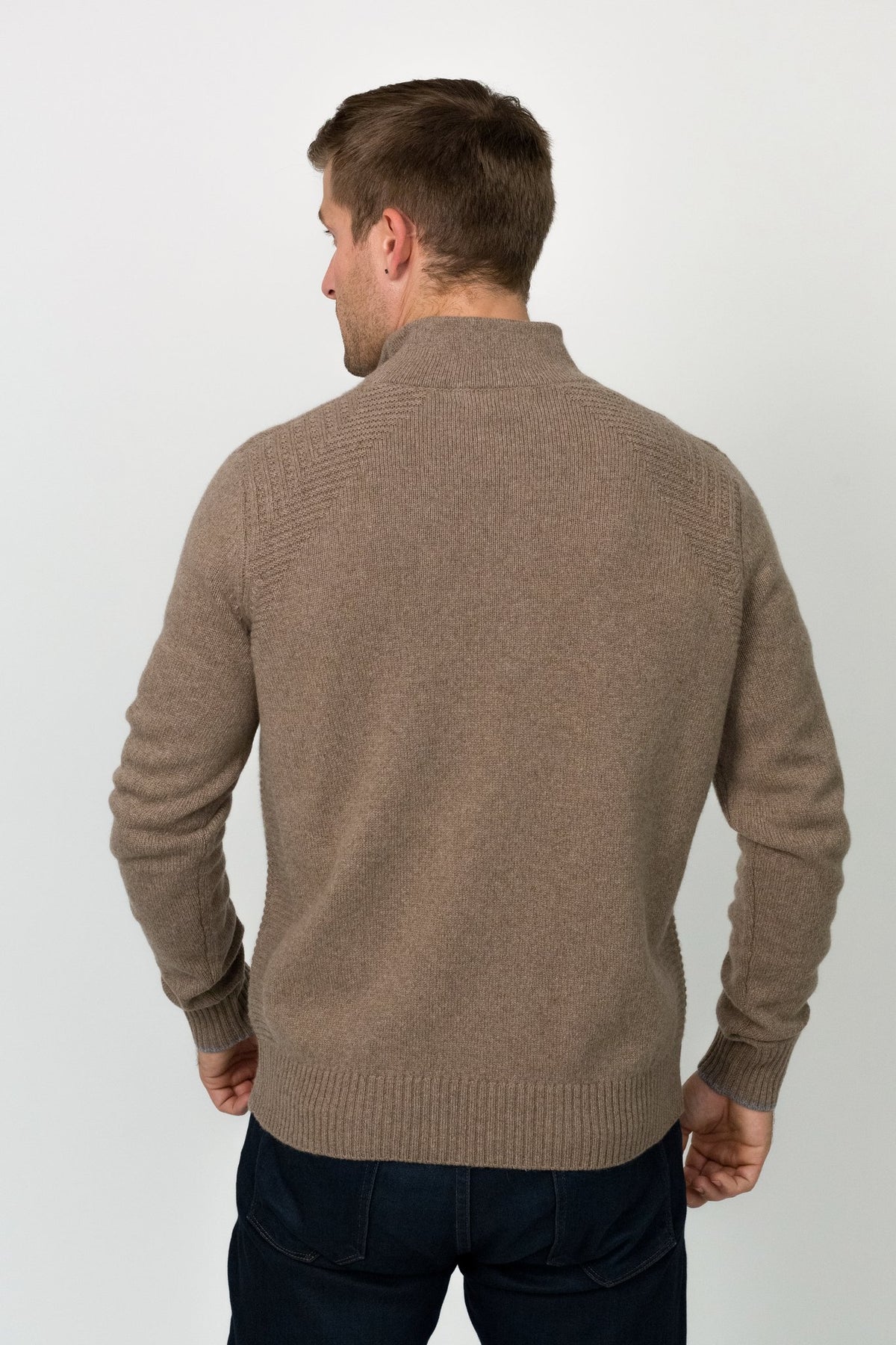 Cashmere Half Zip Sweater – Camille Reau