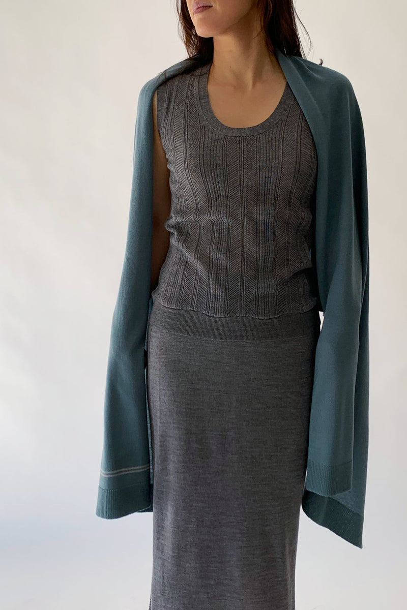 Merino Silk Sleeveless Sweater